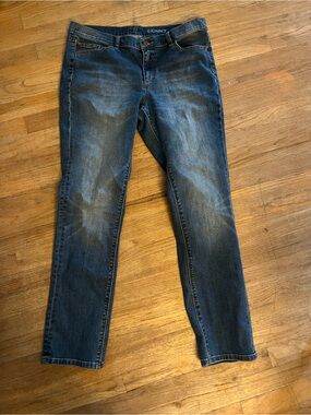New York & Company Dark Blue Skinny Jeans